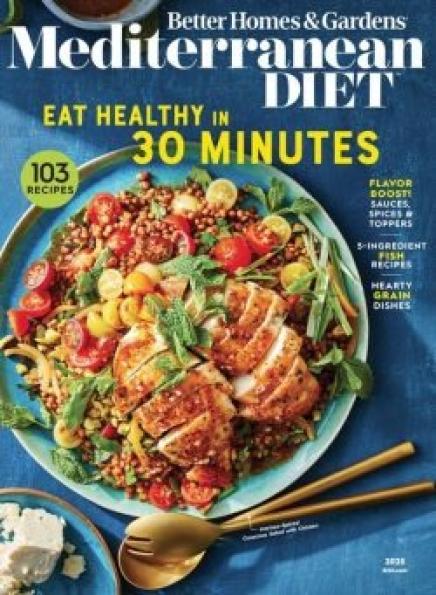 Better Homes and Gardens USA Mediterranean Diet January 2025 