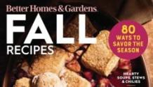 Better Homes and Gardens USA Fall Recipes 2025 