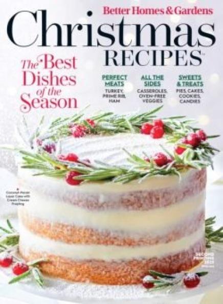 Better Homes and Gardens USA Christmas Recipes 2025 